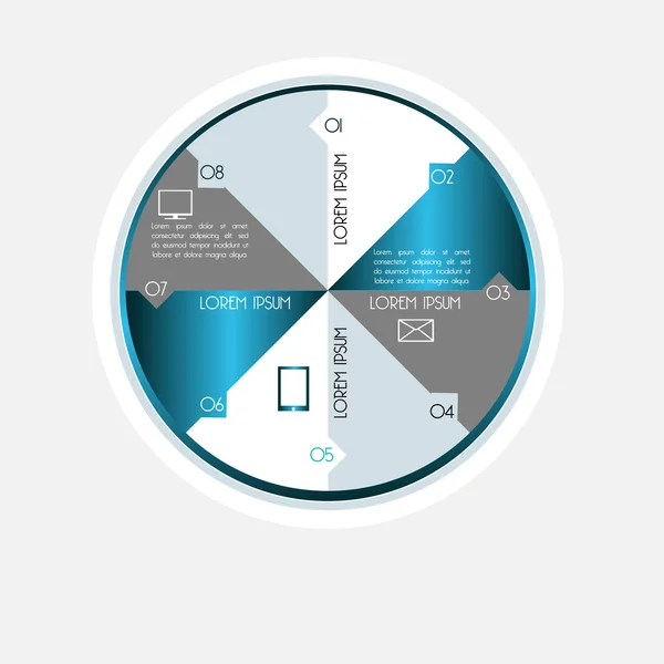 Elementos de diseño de infografías — Archivo Imágenes Vectoriales