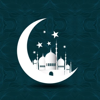 Vintage Ramadan Kareem background clipart