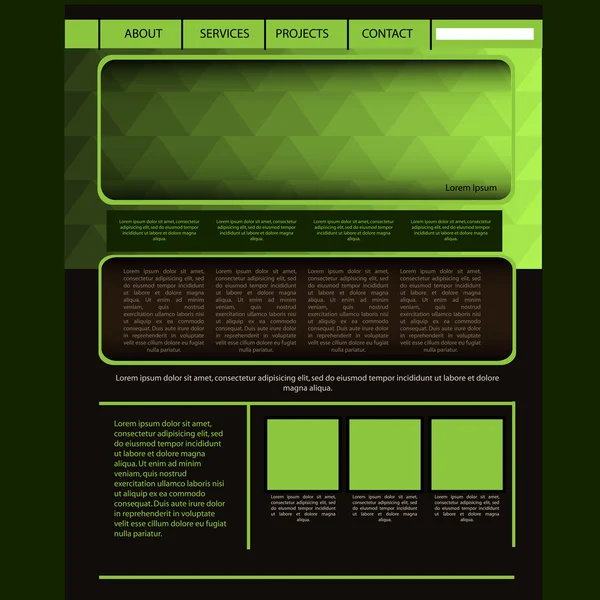 Plantilla web — Archivo Imágenes Vectoriales