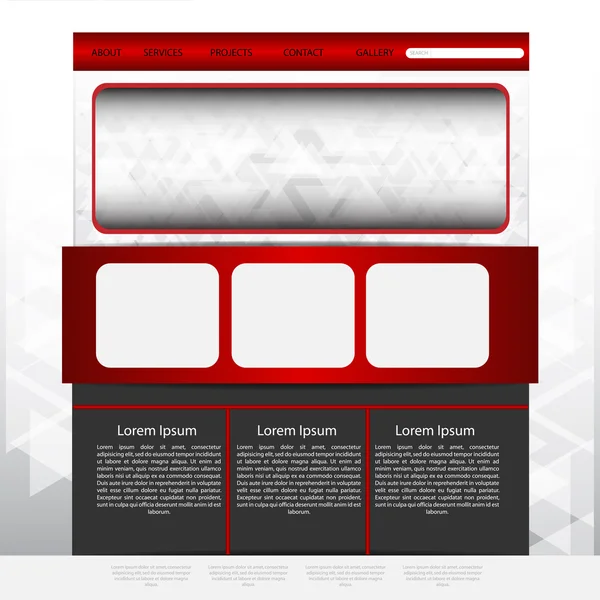 Plantilla web — Archivo Imágenes Vectoriales