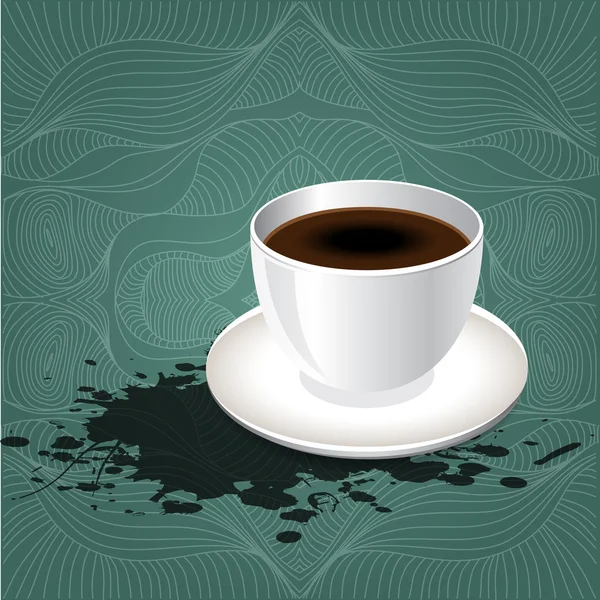 Café casa fondo — Vector de stock