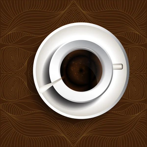 Coffe fond de maison — Image vectorielle
