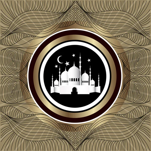 Vintage Ramadan Kareem Hintergrund — Stockvektor