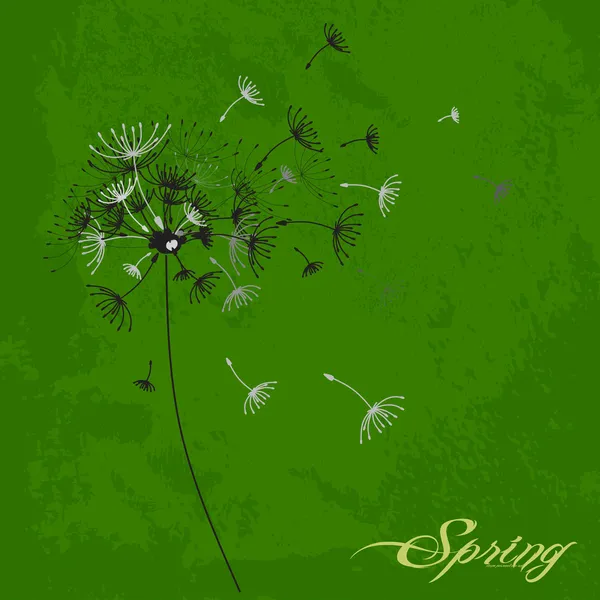 Frühling abstrakten Hintergrund, Texturen — Stockvektor
