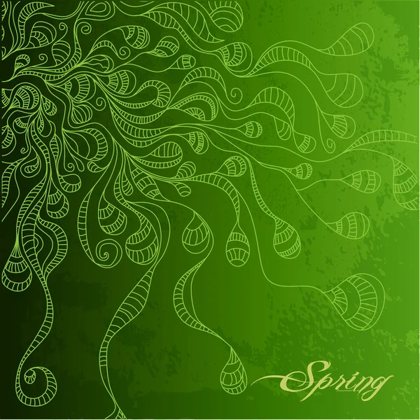 Spring abstract background, textures — Stock Vector