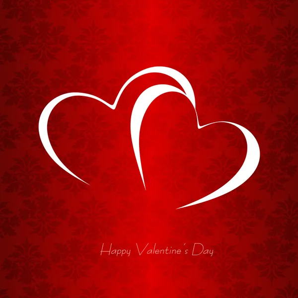 Šťastný valentines day a plení karty — Stockový vektor