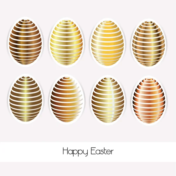 Fondo con huevos de Pascua — Vector de stock