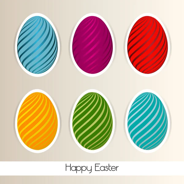 Background with Easter Eggs — Stock Vector