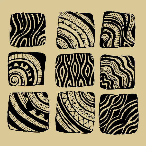 Dikişsiz desen arka plan - vektör tasarım konsepti el çekilmiş