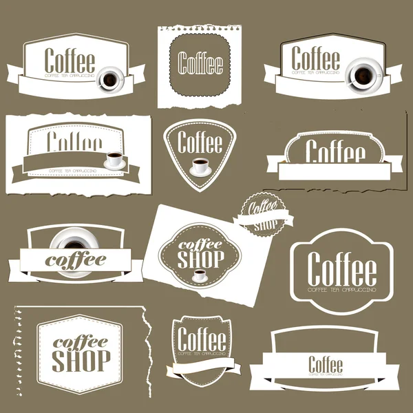 Carte horaire du café. Illustration vectorielle — Image vectorielle