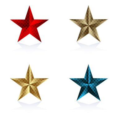 beyaz zemin üzerinde yıldız kümesi