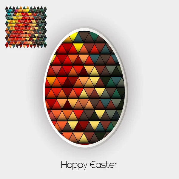 Feliz Páscoa, conjunto de ovos de Páscoa — Vetor de Stock