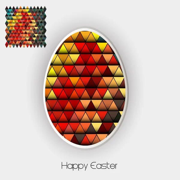 Happy easter, set of easter eggs — Stock Vector