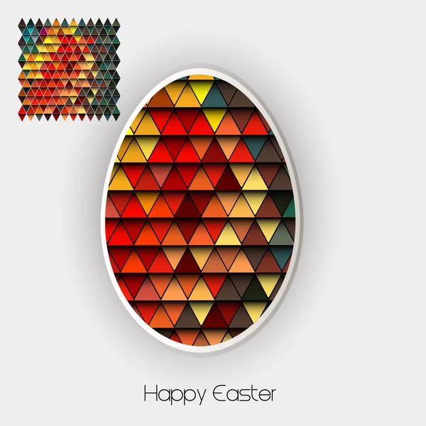 Happy easter, set of easter eggs — Stock Vector
