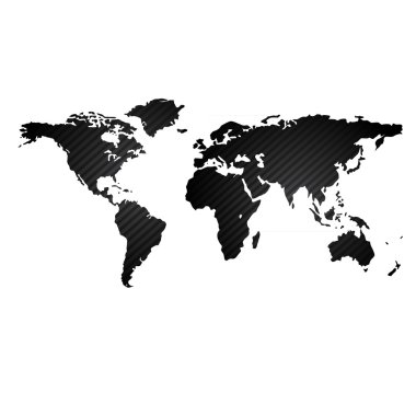 Dünya haritası illüstrasyonu