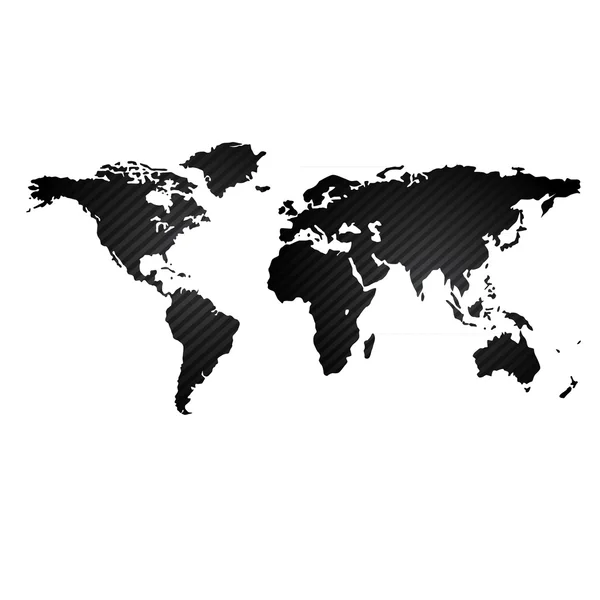 विश्व मानचित्र चित्रण — स्टॉक वेक्टर