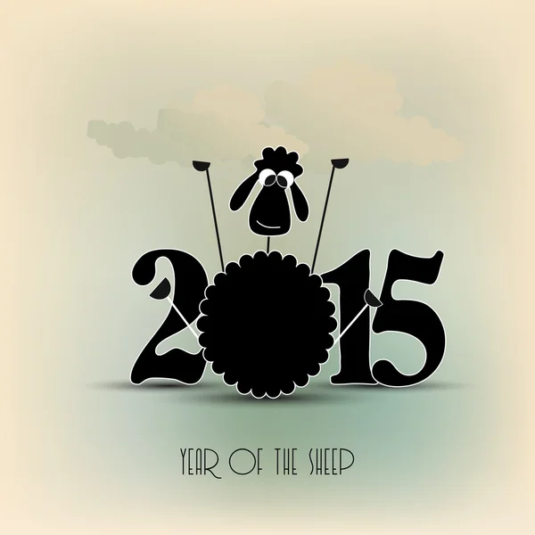 mutlu yeni yıl 2015 takvimi, tebrik kartı tasarımı.