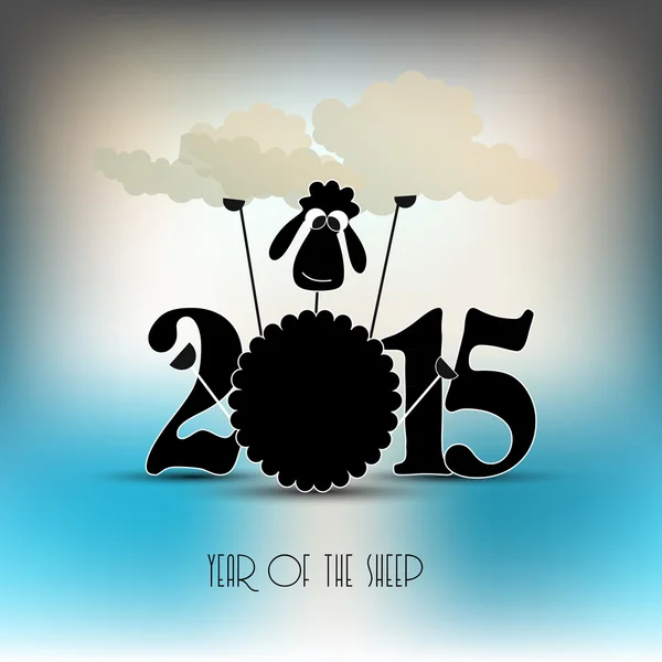 Feliz Ano Novo 2015 calendário, design de cartão de saudação . Vetores De Stock Royalty-Free
