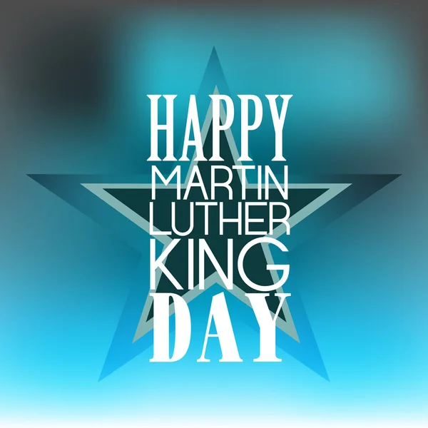 Selamat Hari Martin Luther King american - Stok Vektor