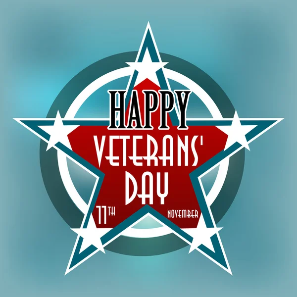 Šťastný den veteránů Ameriky — Stockový vektor