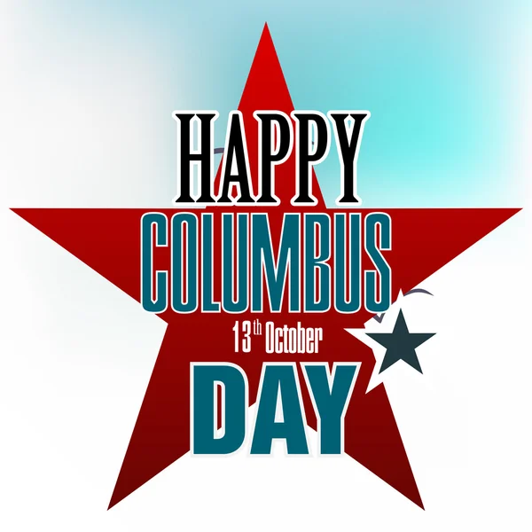 Columbus Günü — Stok Vektör