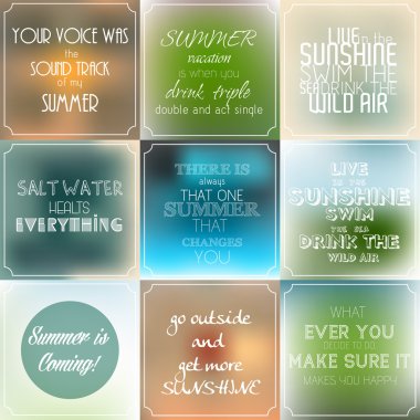 vintage tipografik arka planlar, motivasyon tırnak seti