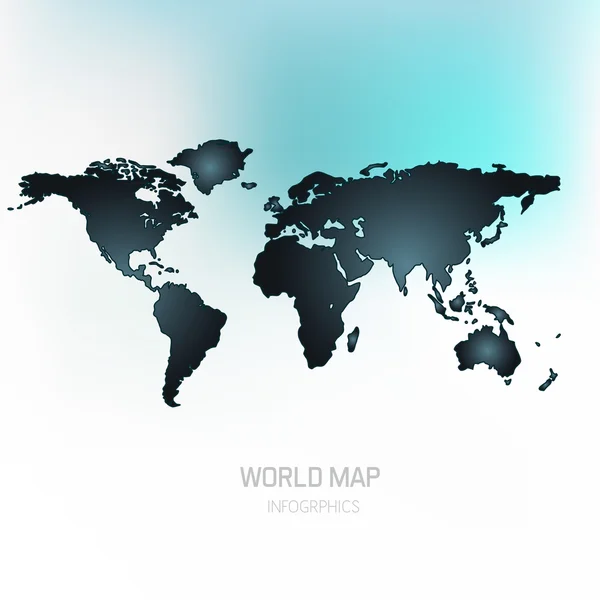 World Map — Stock Vector