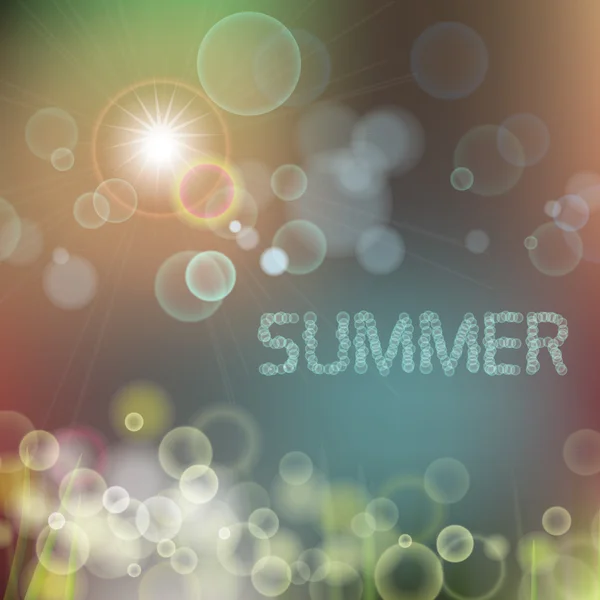 Soft colored abstract background design, Summer — Stock Vector