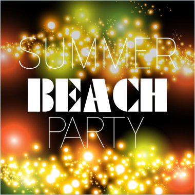 yaz plaj partisi