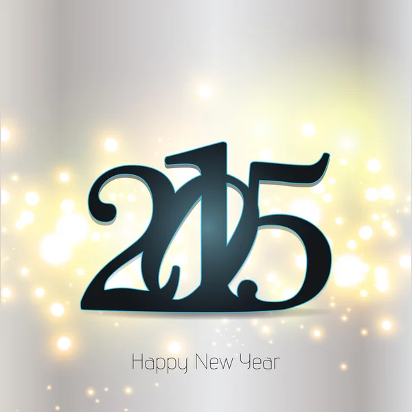 mutlu yeni yıl 2015 tebrik kartı tasarımı.