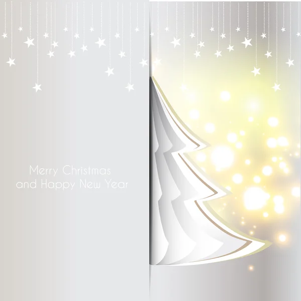 Merry Christmas and Happy New Year background — Stock Vector