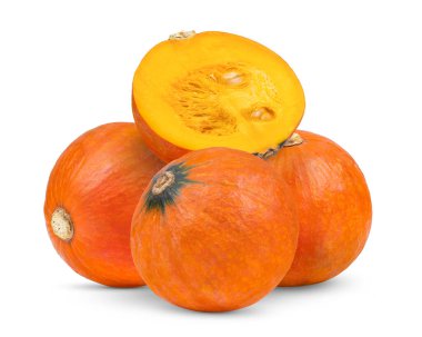 Beyaz arkaplanda kabak izole