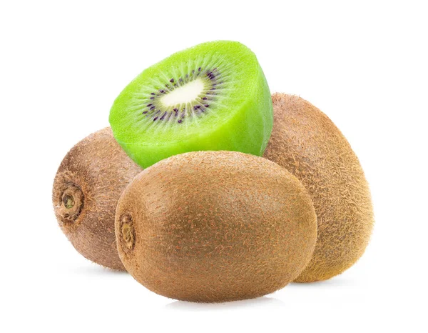 Kiwi Diisolasi Latar Belakang Putih — Stok Foto