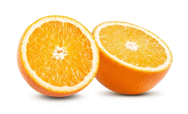 Πορτοκαλί Απομονωμένο Στο Λευκό Φόντο — Φωτογραφία Αρχείου
