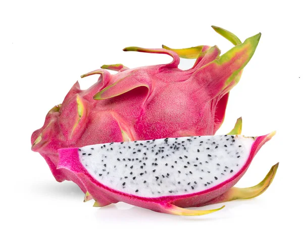 Dragon Fruit Белом Фоне — стоковое фото