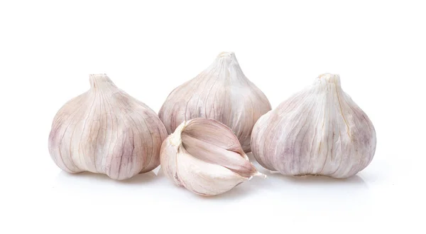 Garlic Isolated White Background Stock Picture