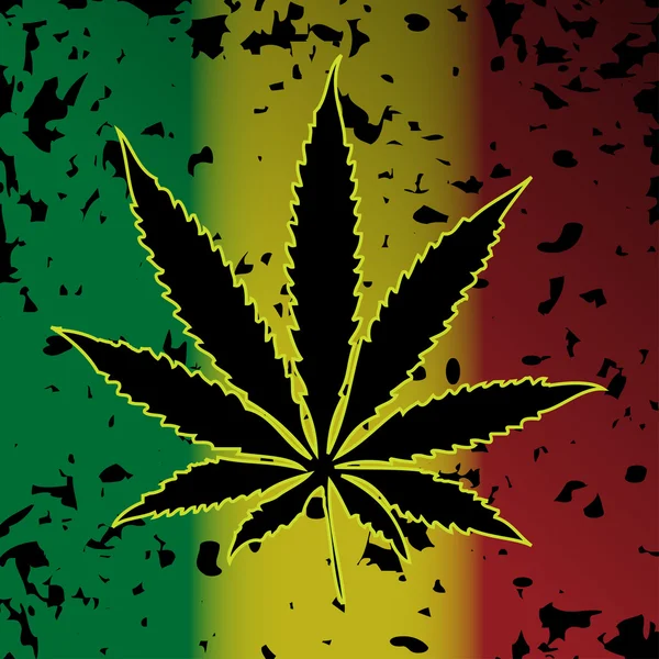 Cannabis-marijuana — Image vectorielle