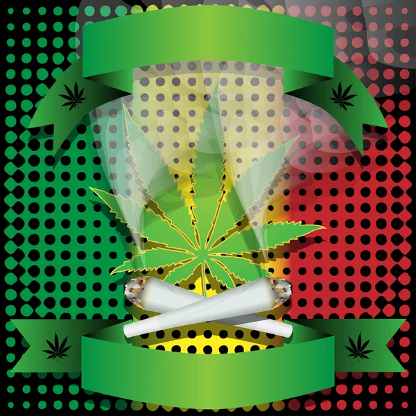 Ένωση-η κάνναβη-μαριχουάνα — Διανυσματικό Αρχείο