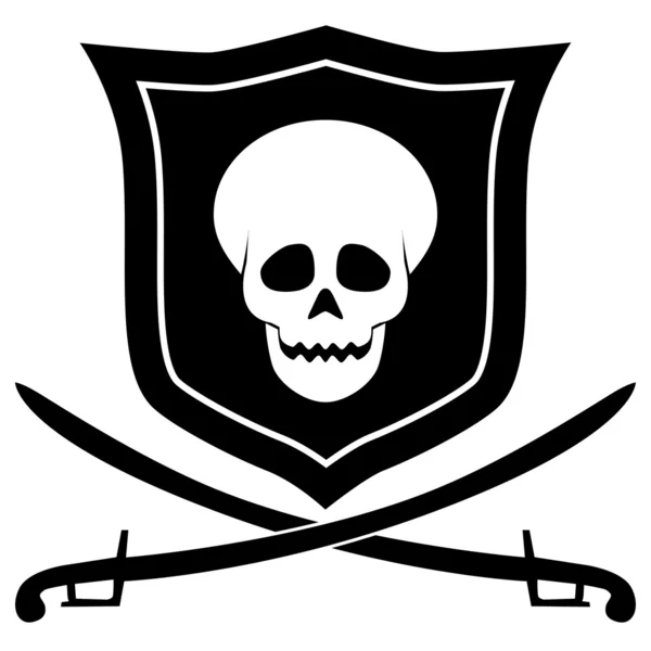 Godło pirat — Wektor stockowy