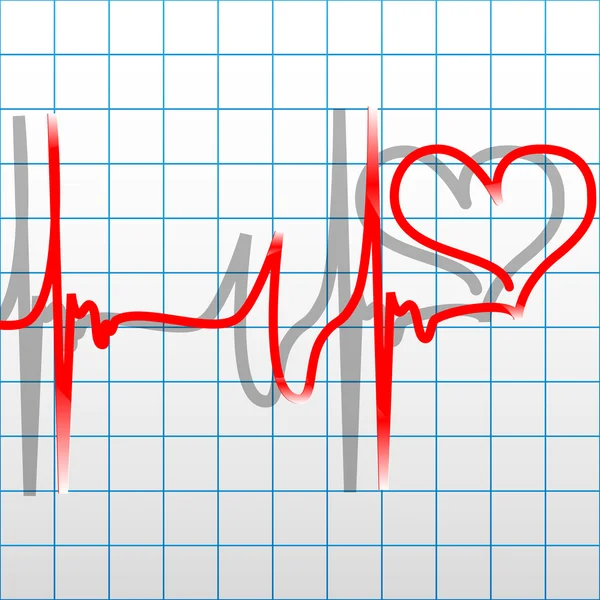 Heartbeat — Stock Vector