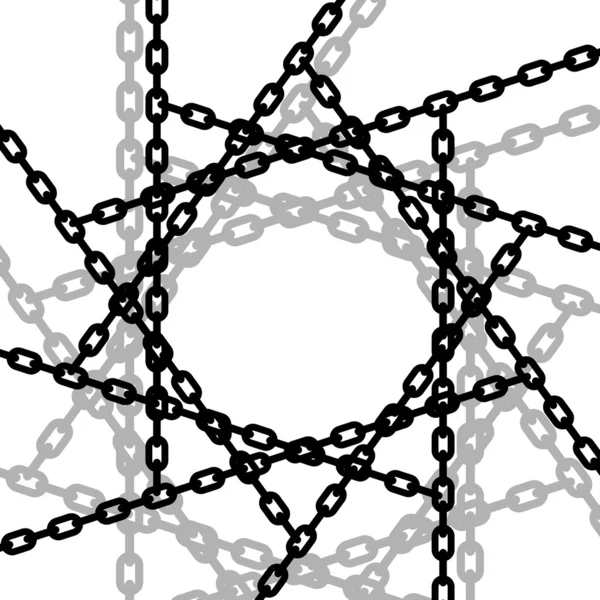 量子もつれの鎖 — ストックベクタ