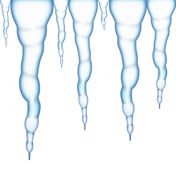 Icicles — Stockový vektor