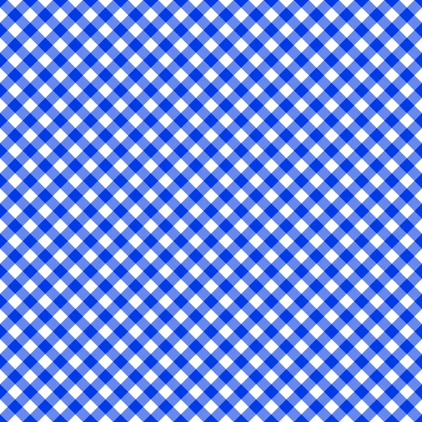 Table cloth seamless pattern blue — Stock Vector