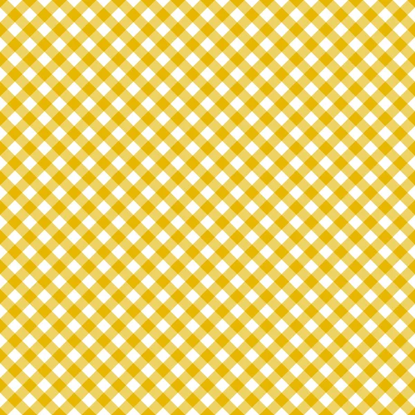 Table cloth seamless pattern yellow — Stock Vector