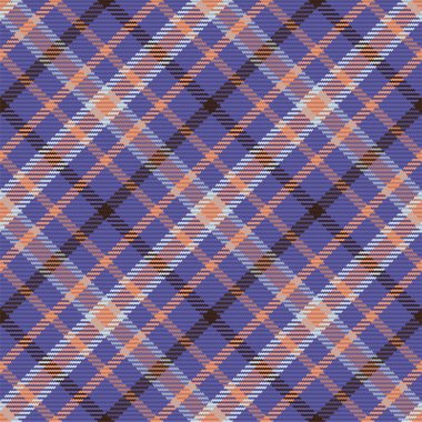 İskoç ekosesinin kusursuz deseni. Kumaş dokusunu kontrol ederek tekrarlanabilir arkaplan. Çizgili tekstil izinin düz vektör arkaplanı.