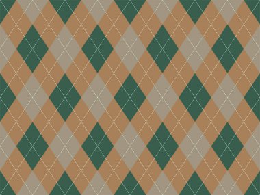 Argyle deseni kusursuz. Kumaş dokusu arka planı. Klasik argill vektör süslemesi.