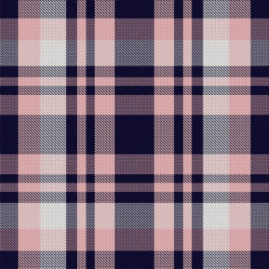 Ekose desenli. Kumaş dokusunu kontrol et. Çizgili kare arka plan. Vektör tekstil tasarımı tartan.