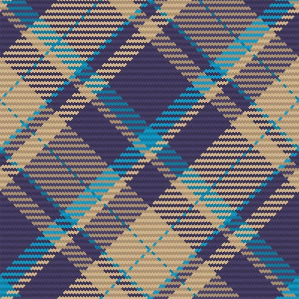 Seamless Pattern Scottish Tartan Plaid Repeatable Background Check Fabric Texture — Stock Vector