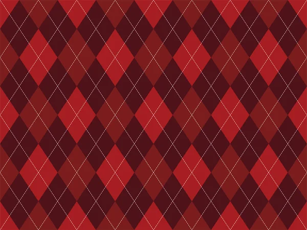 Modèle Argyle Sans Couture Texture Tissu Fond Argile Classique Ornement — Image vectorielle