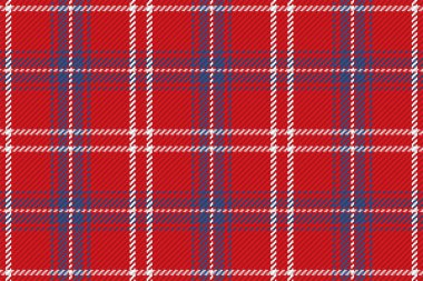 İskoç ekosesinin kusursuz deseni. Kumaş dokusunu kontrol ederek tekrarlanabilir arkaplan. Çizgili tekstil izinin düz vektör arkaplanı.